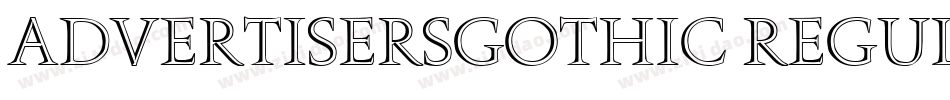 AdvertisersGothic Regular DB字体转换